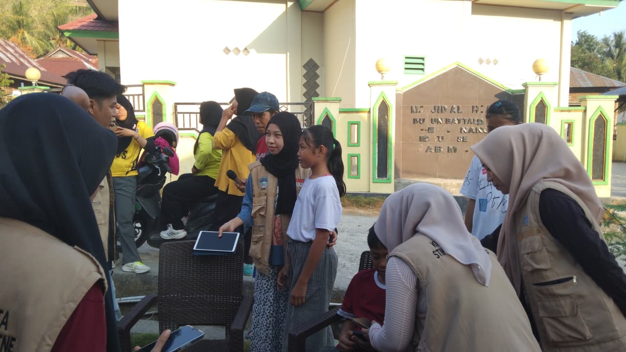 Mahasiswa Profesi Ners STIKES Marendeng Majene Lakukan Screening Kesehatan Mental Remaja di Desa Onang